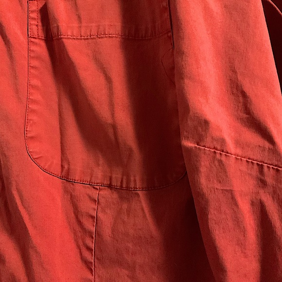 Red Button Up Top - Picture 10 of 11
